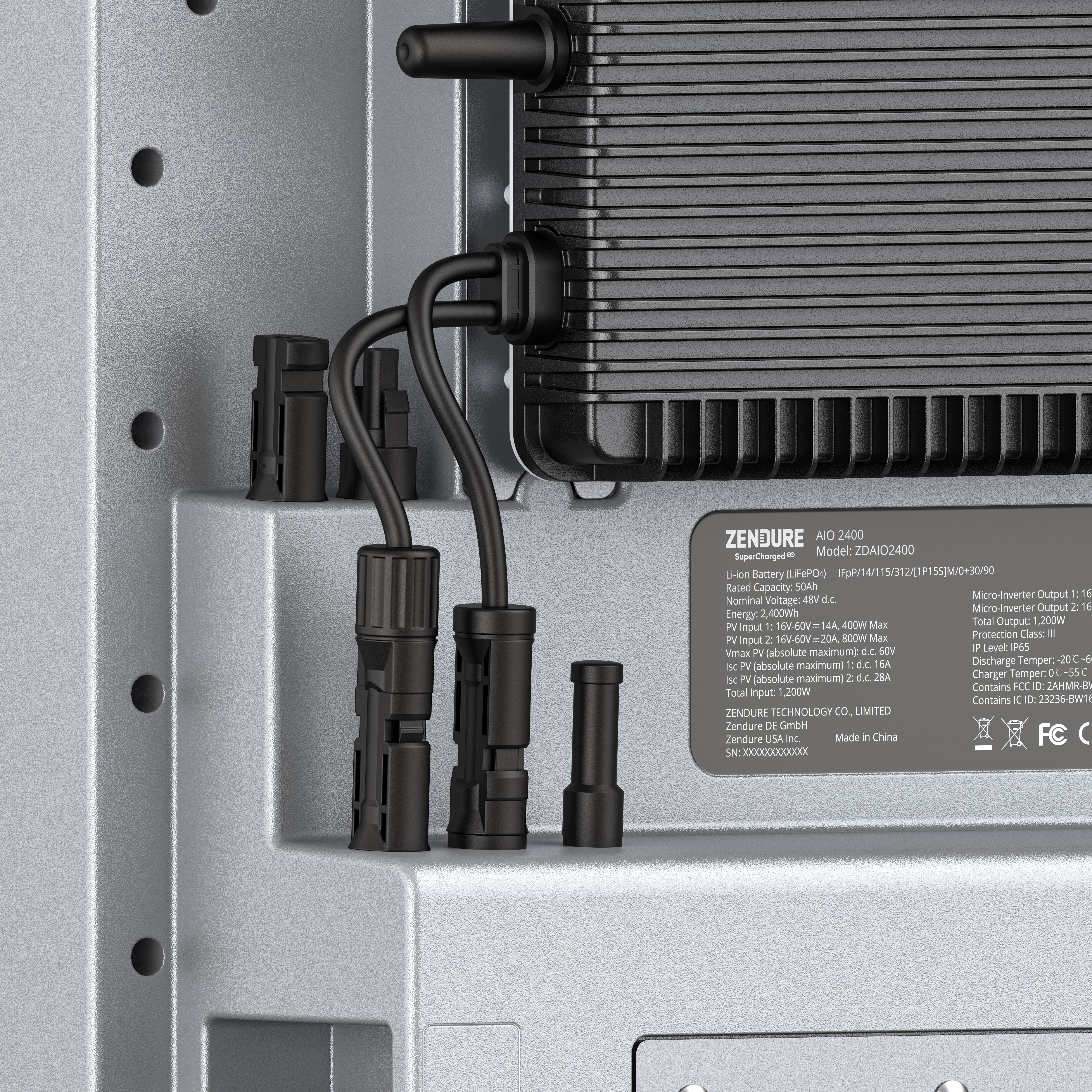 Zendure AIO 2400 LiFePO4 2,4kWh All-In-One Speichersystem für Balkonkraftwerke